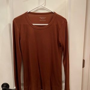 Vera wang long sleeve shirt